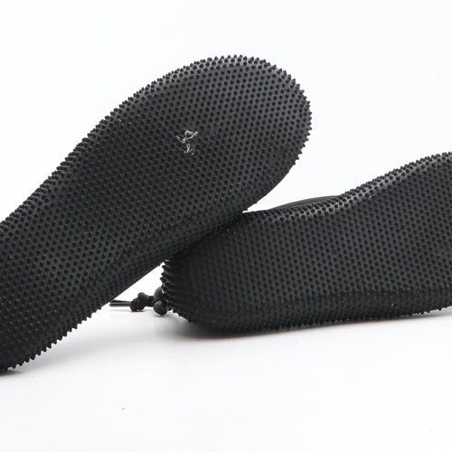 Crivit Mens Black Synthetic Slip On Sandal UK 7.5 - Aqua Shoes