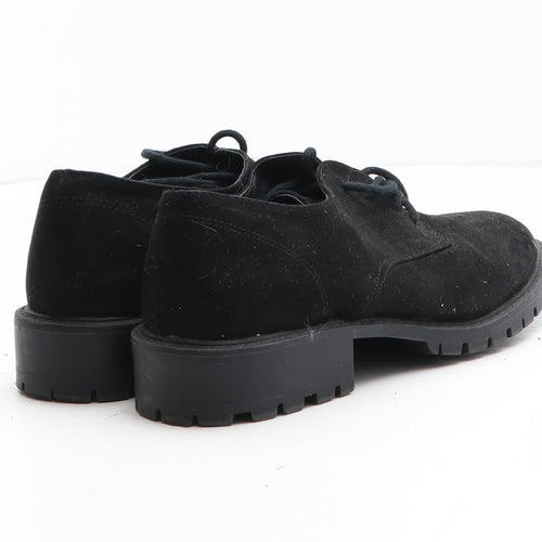 Primark Womens Black Synthetic Oxford Casual UK