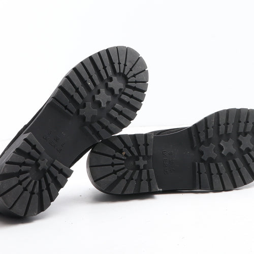 Primark Womens Black Synthetic Oxford Casual UK