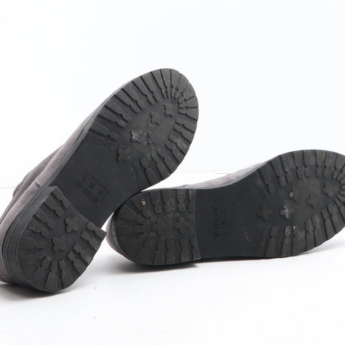 Primark Womens Grey Synthetic Oxford Casual UK