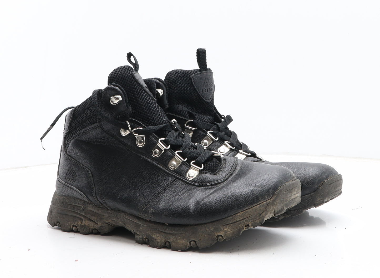 RBX Mens Black Synthetic Combat Boot UK 10