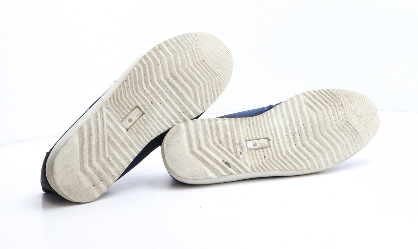 Preworn Mens Blue Synthetic Slip On Casual UK 10 44 - UK Size Estimated 10