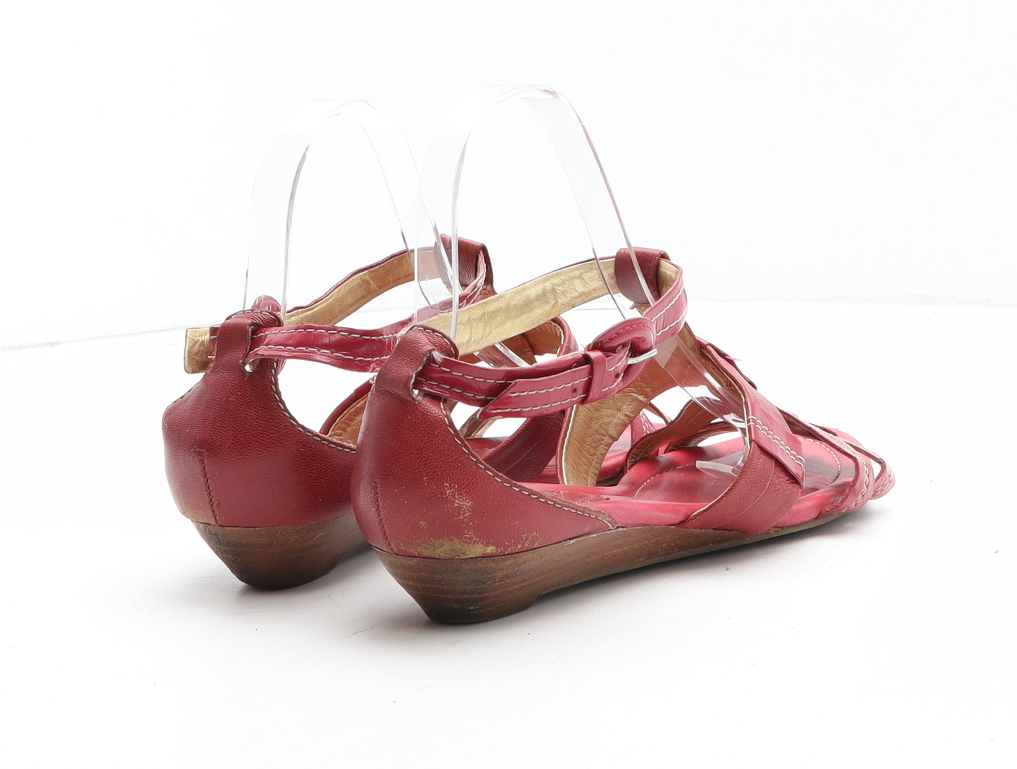 Clarks Womens Pink Synthetic Strappy Sandal UK