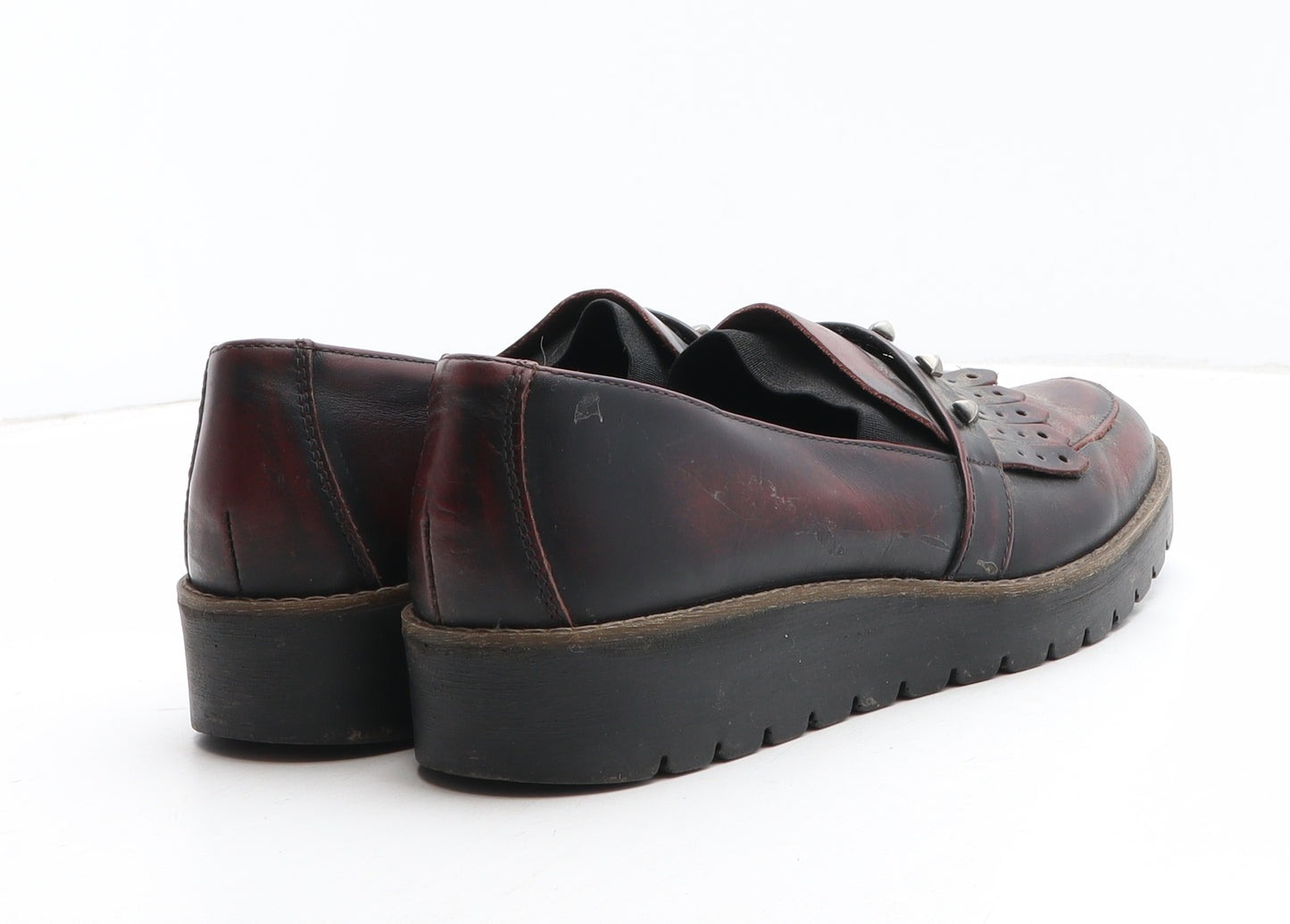 Preworn Womens Brown Rubber Slip On Casual UK