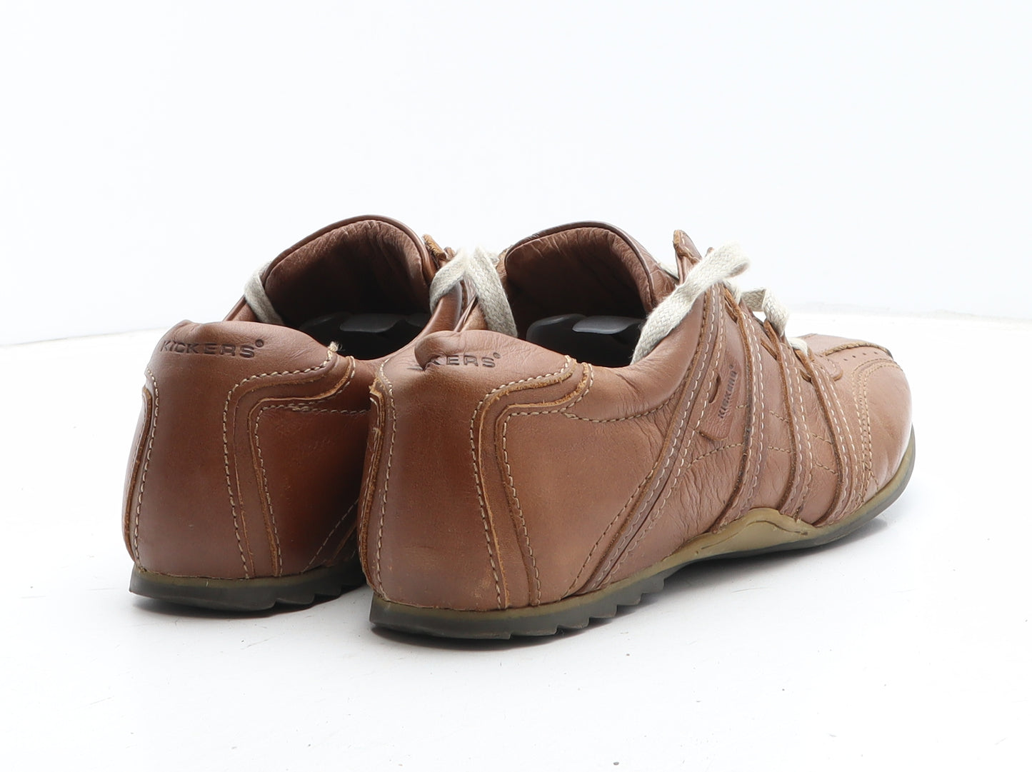 Kickers Mens Brown Polyurethane Boat Shoe Casual UK 7 41