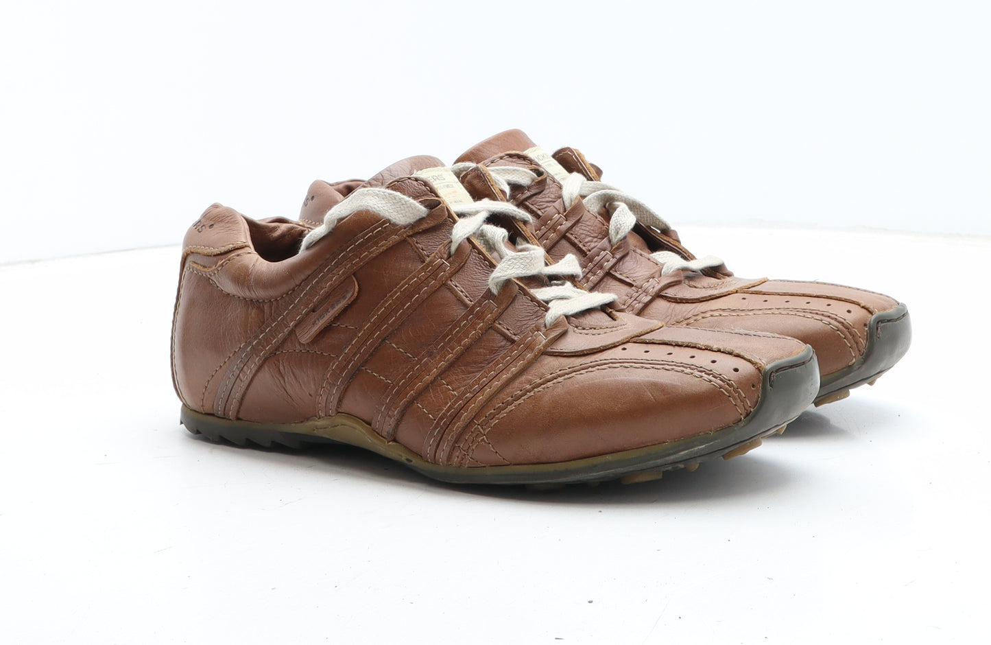 Kickers Mens Brown Polyurethane Boat Shoe Casual UK 7 41