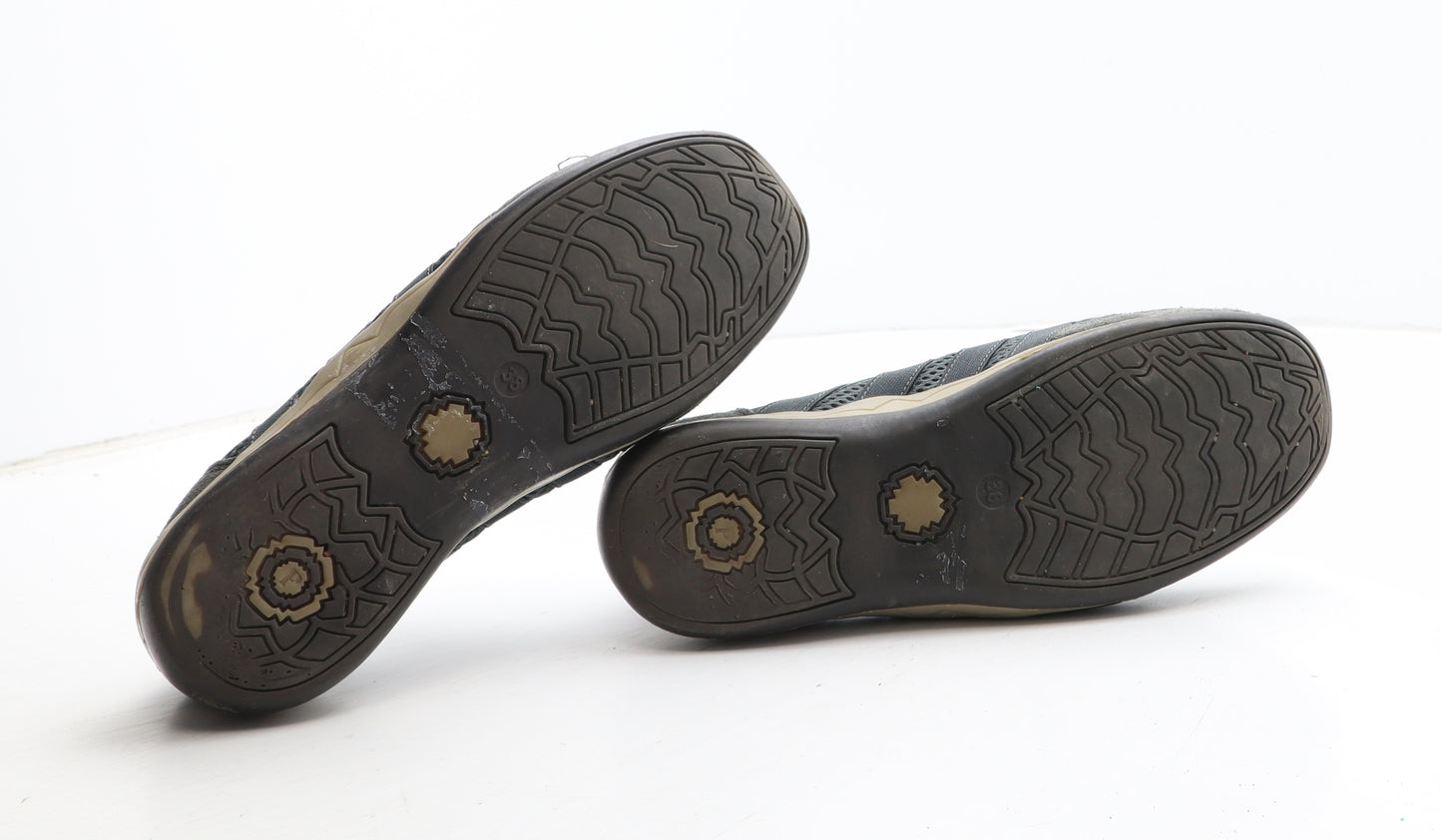 Pavers Womens Blue Synthetic Slip On Casual UK