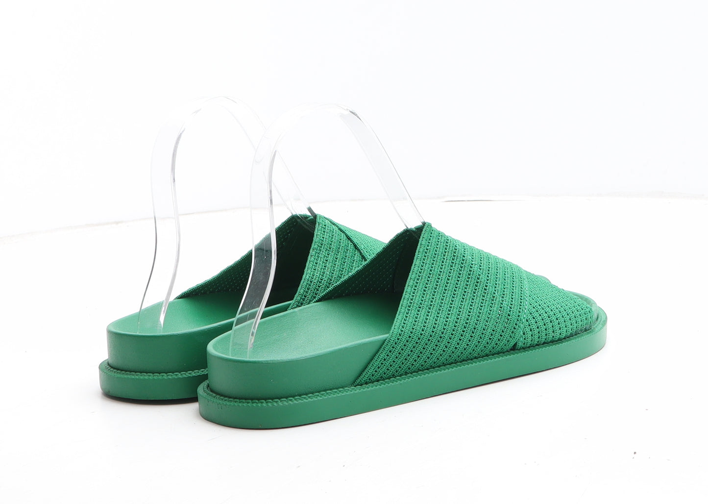 Primark Womens Green Synthetic Slip On Sandal UK