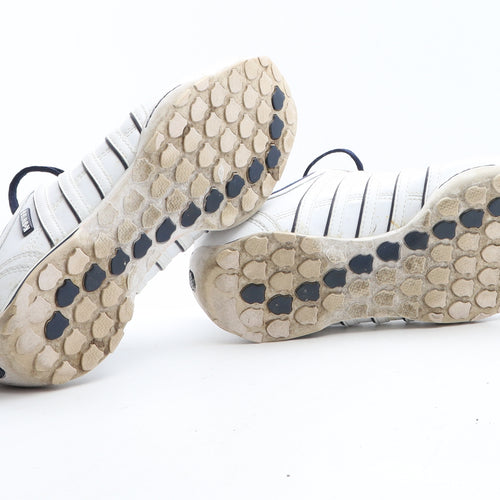 K-Swiss Womens White Leather Trainer UK
