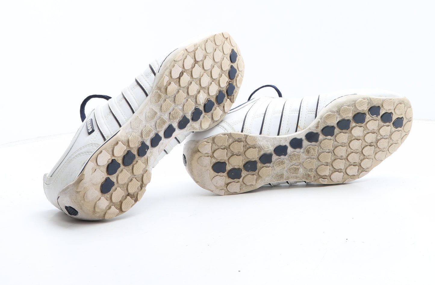 K-Swiss Womens White Leather Trainer UK