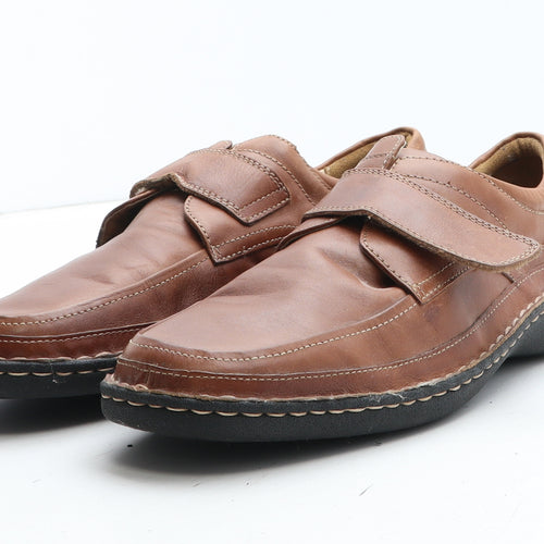 Marks and Spencer Mens Brown Synthetic Slip On Casual UK 10.5
