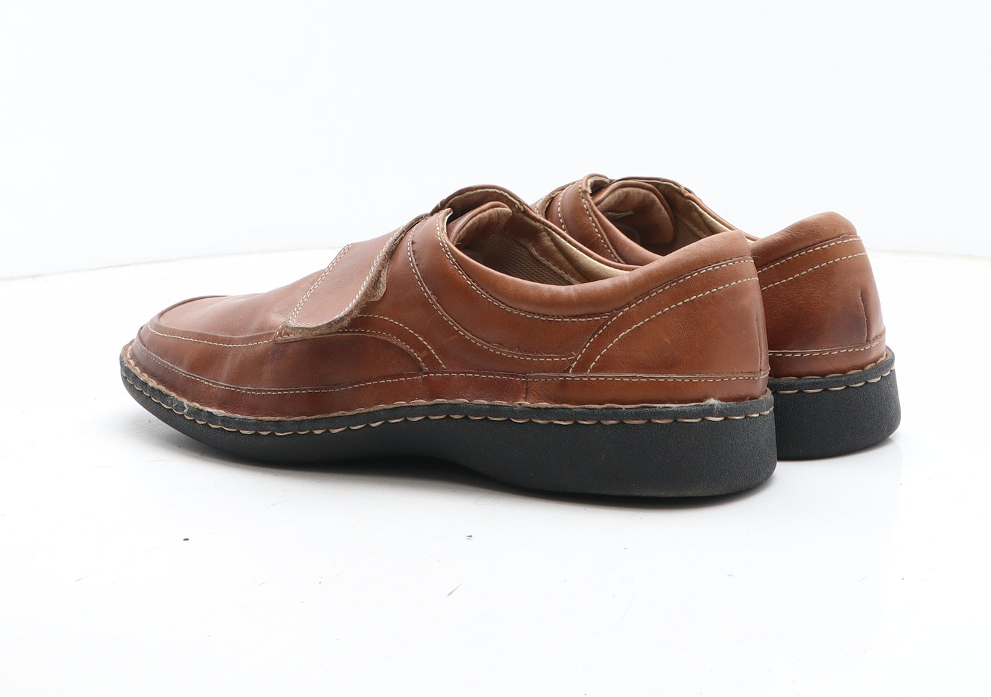 Marks and Spencer Mens Brown Synthetic Slip On Casual UK 10.5