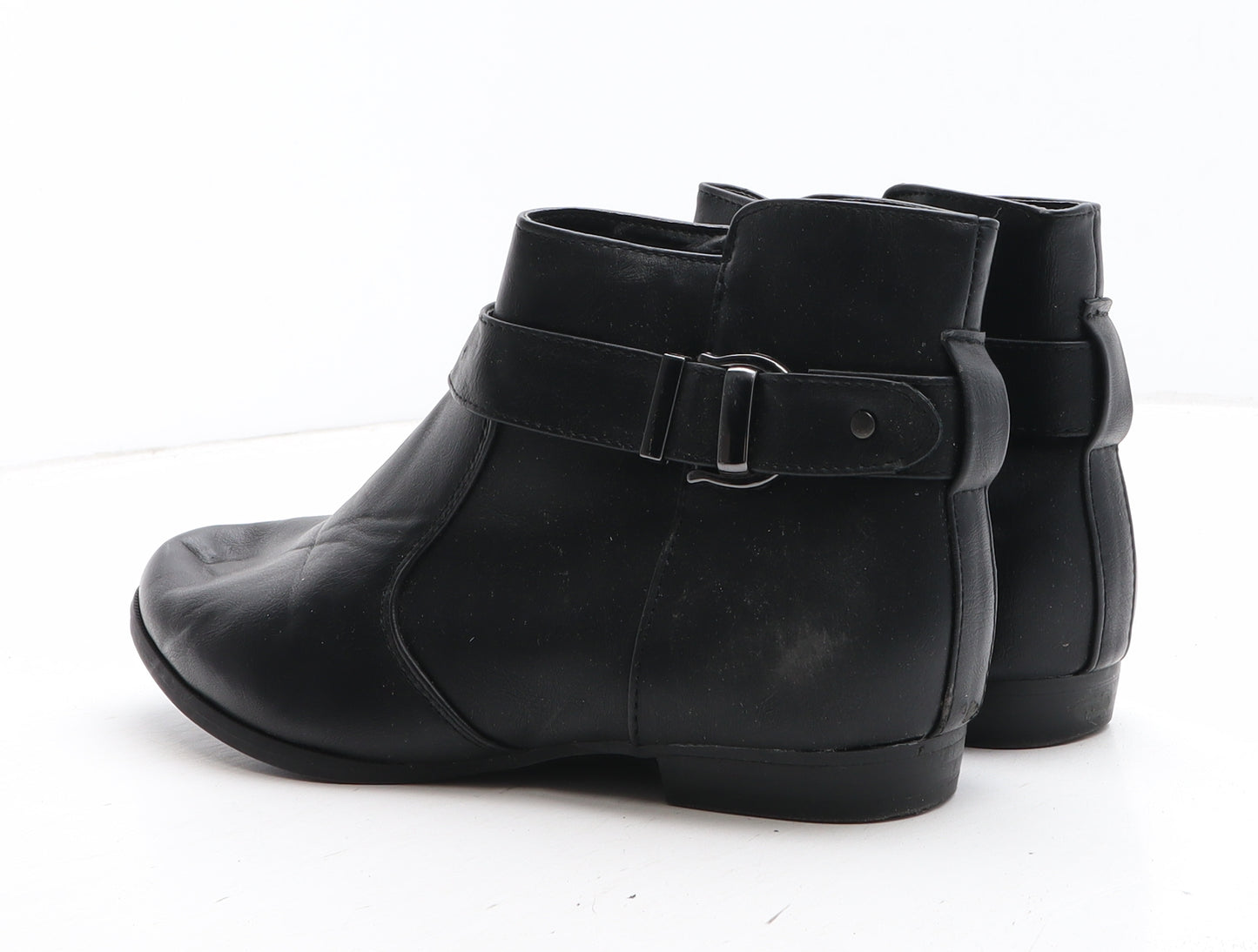 New Look Womens Black Synthetic Bootie Boot UK