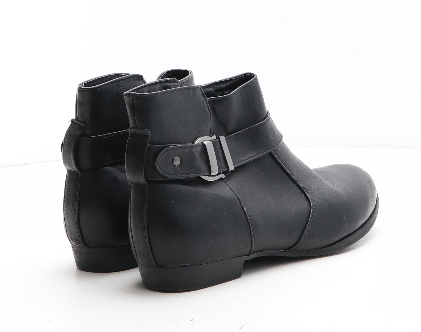 New Look Womens Black Synthetic Bootie Boot UK