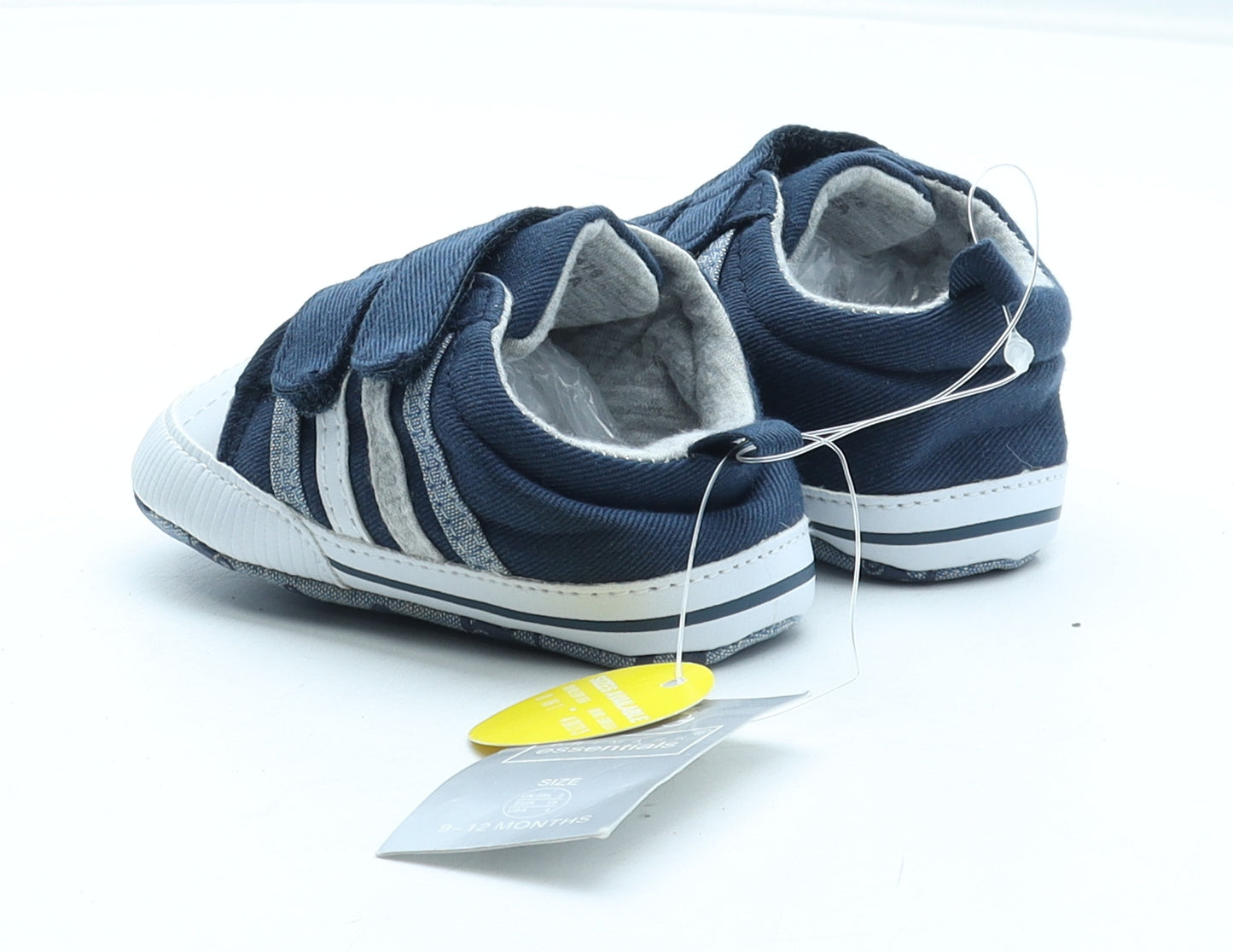 Primark Boys Blue Polyester Sneaker Trainer UK 6-12 Months