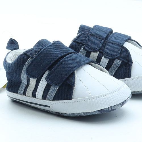 Primark Boys Blue Polyester Sneaker Trainer UK 6-12 Months