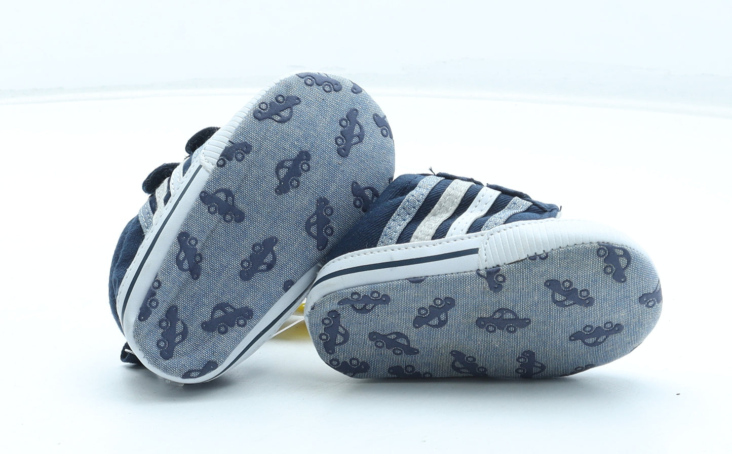 Primark Boys Blue Polyester Sneaker Trainer UK 6-12 Months