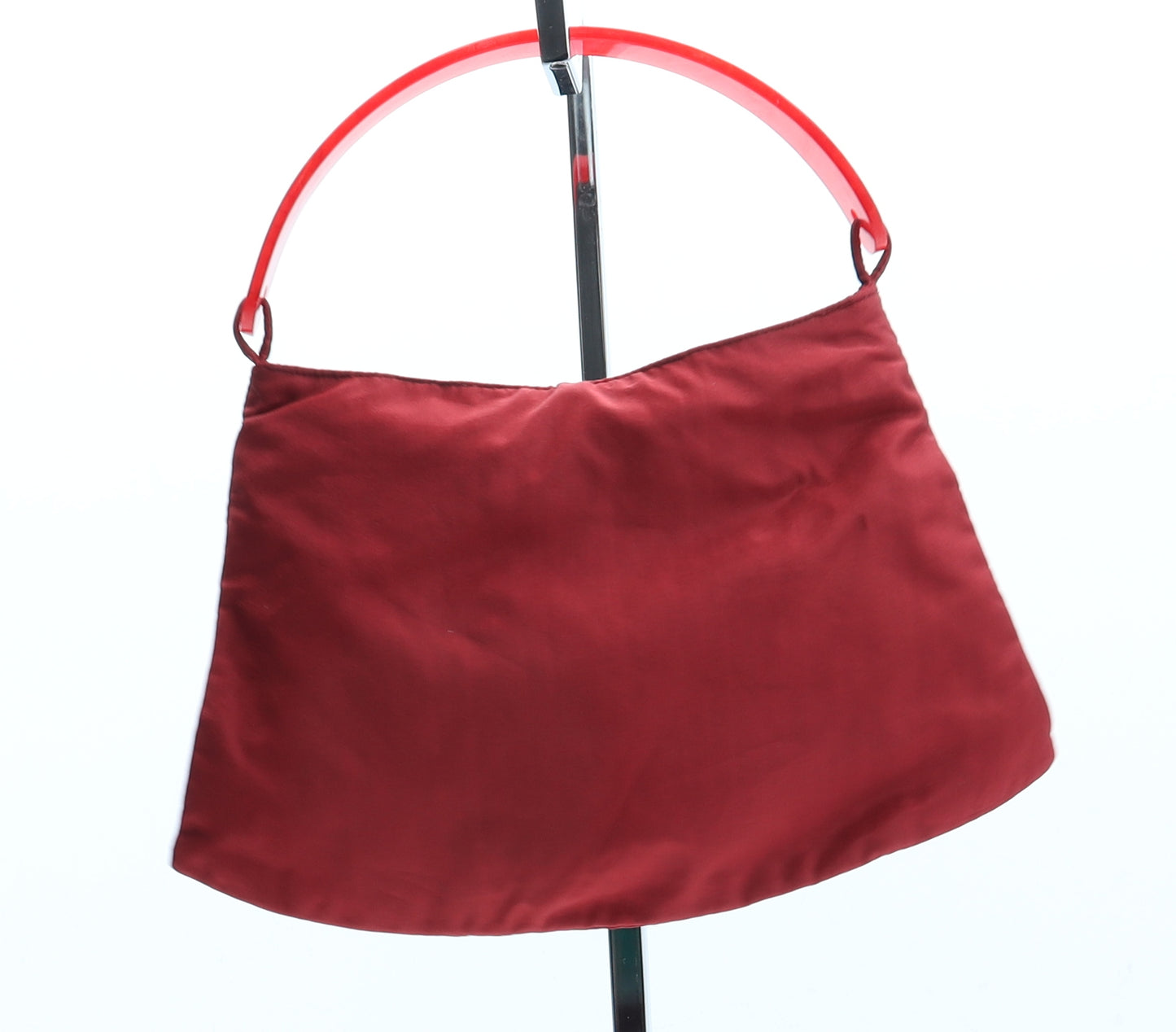 Accessorize Womens Red Floral Polyester Top Handle Bag Size Small