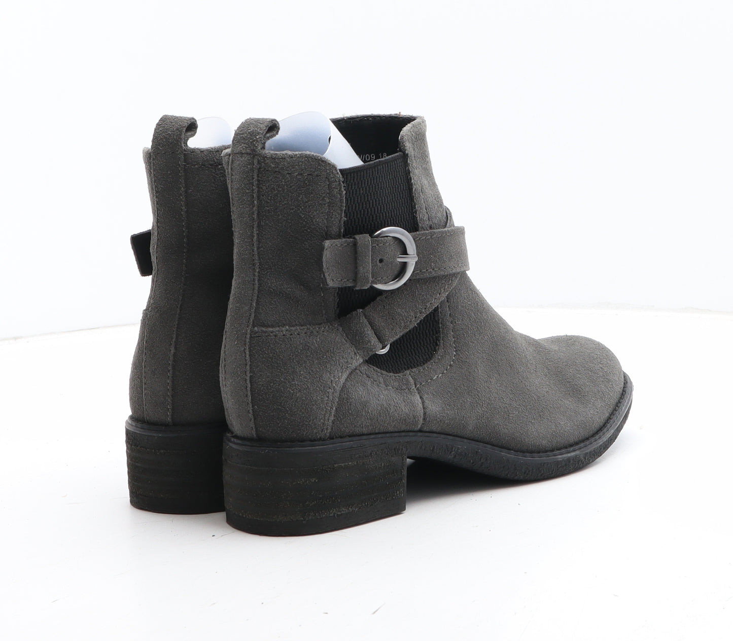 Marks and Spencer Womens Grey Leather Chelsea Boot UK