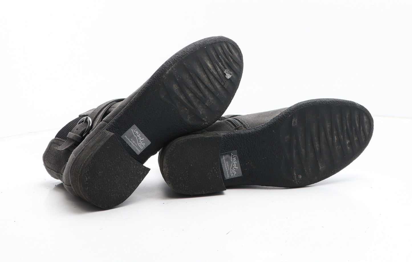 Marks and Spencer Womens Grey Leather Chelsea Boot UK