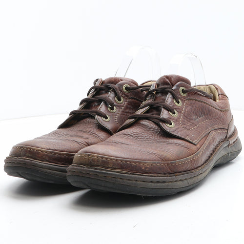 Clarks Mens Brown Leather Boat Shoe Casual UK 9.5