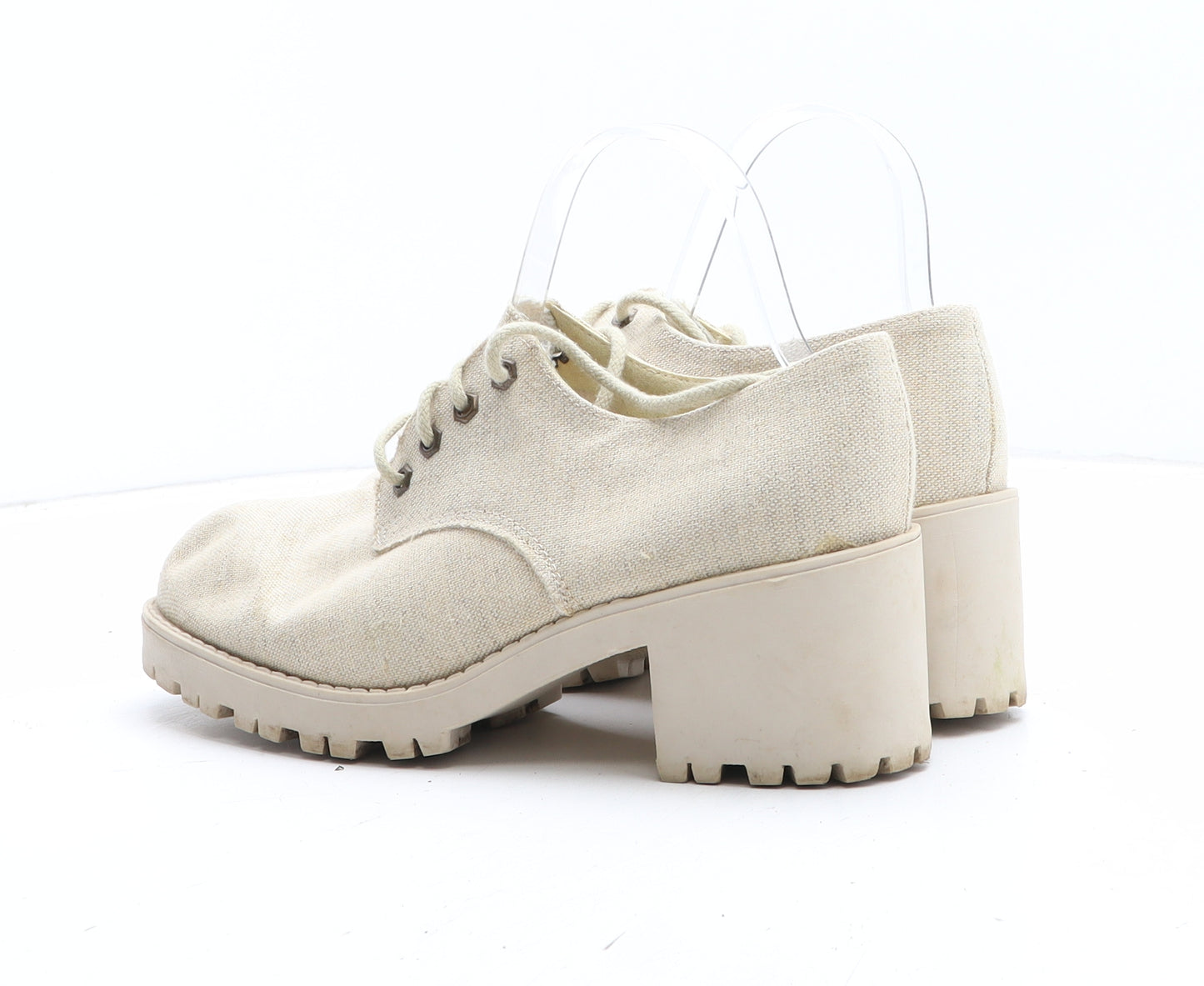 Nikita Womens Beige Fabric Oxford Casual UK