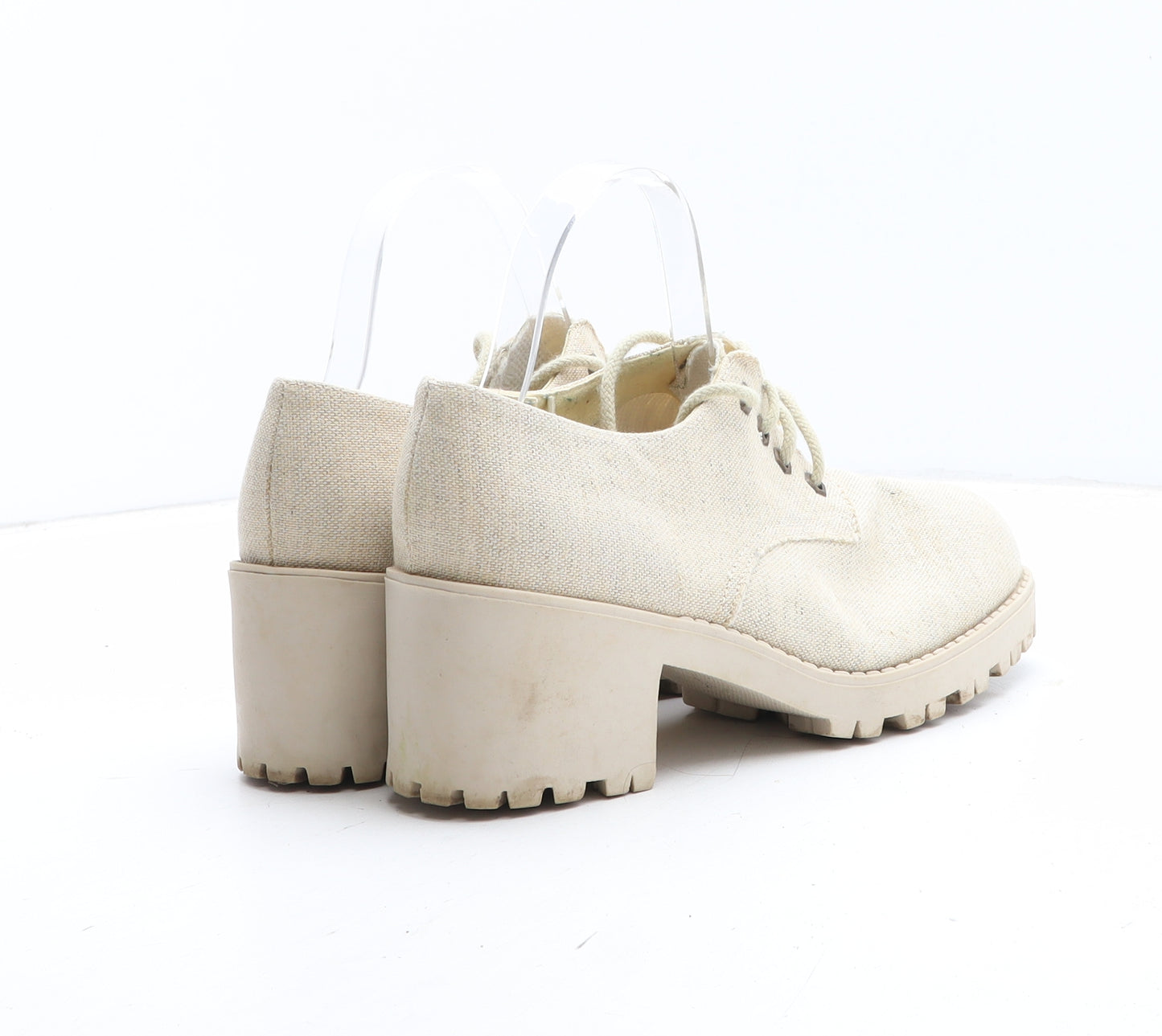 Nikita Womens Beige Fabric Oxford Casual UK
