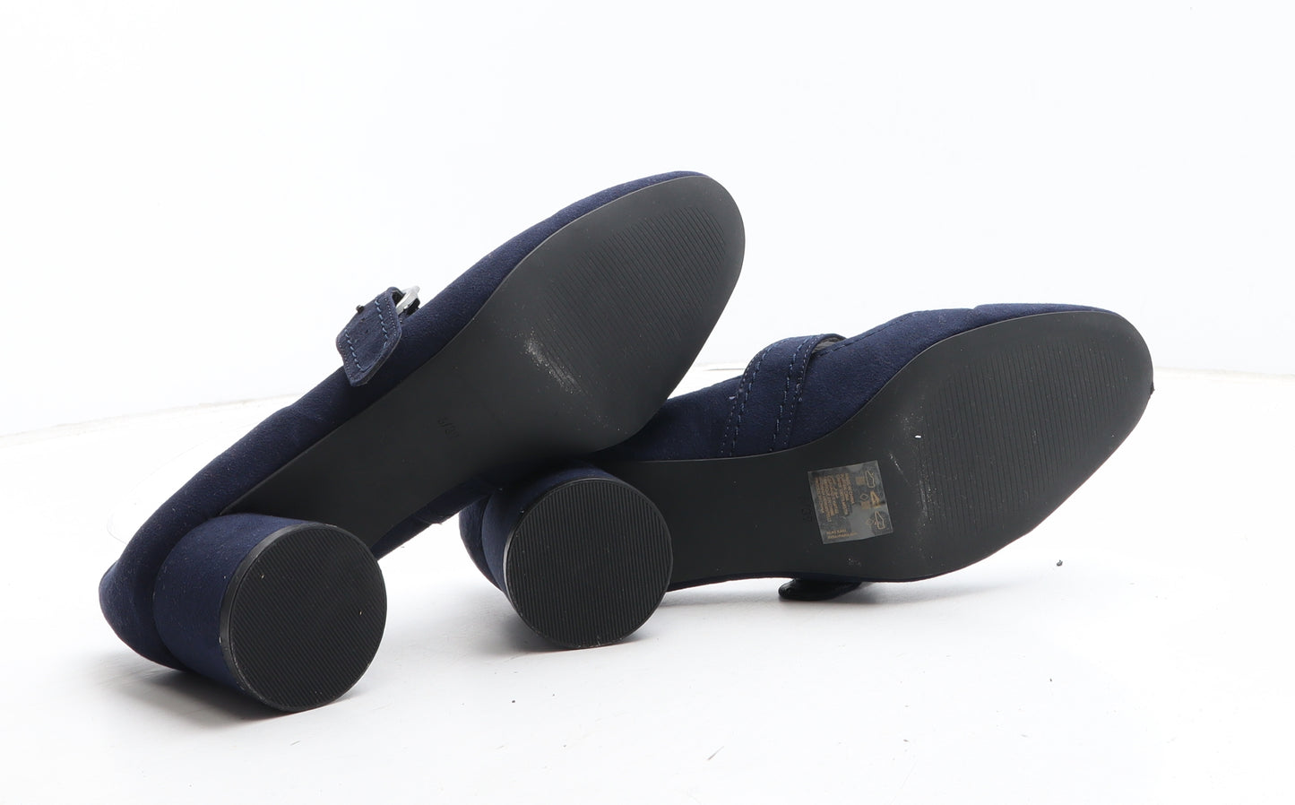 Principles Womens Blue Synthetic Court Heel UK - Mary Jane Style