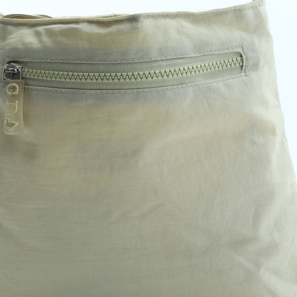 Country Rose Womens Beige Polyester Crossbody Size Small