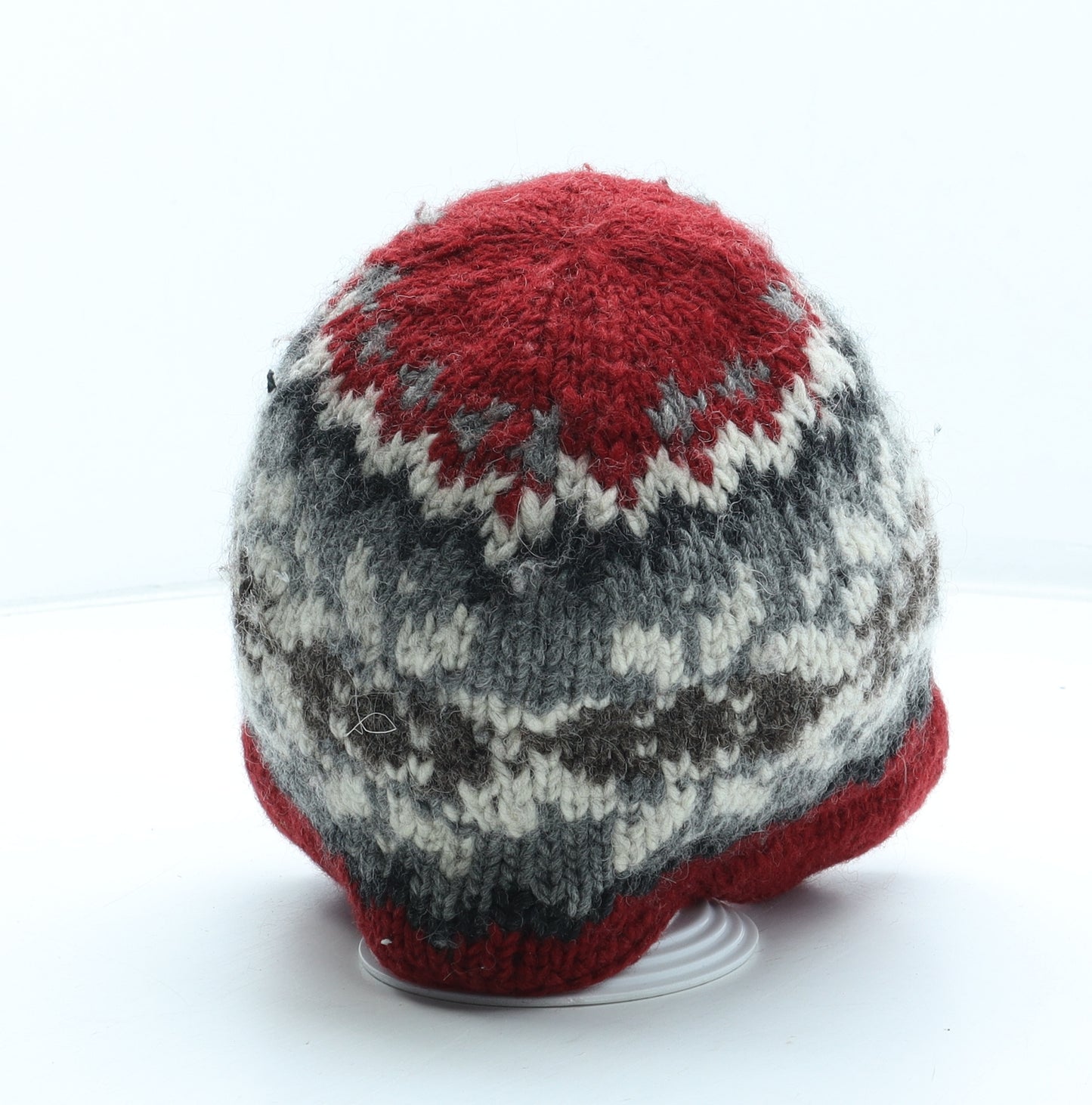 Fat Face Mens Multicoloured Fair Isle Acrylic Beanie One Size