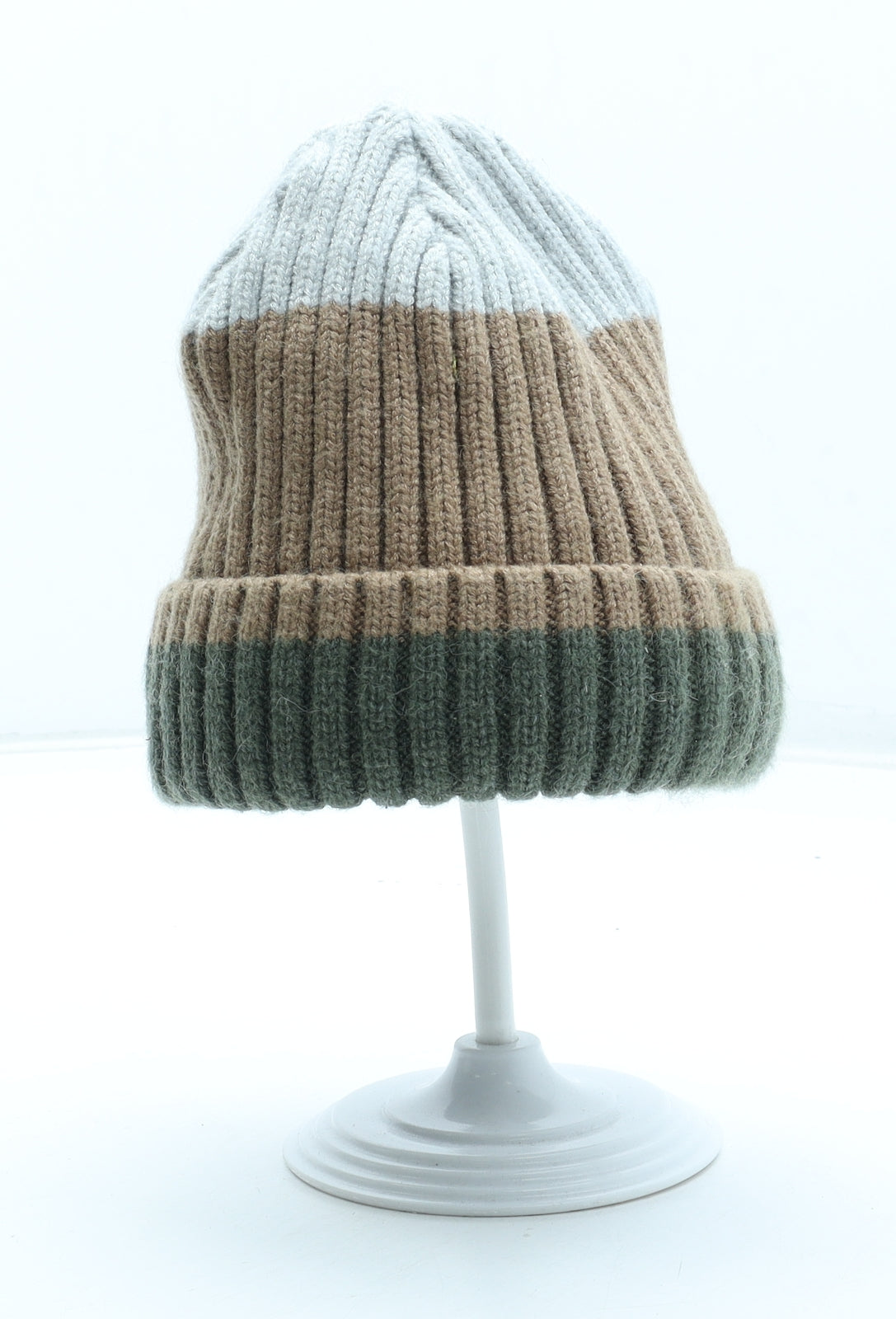 George Boys Multicoloured Colourblock Acrylic Beanie Size S - Size 4-8 years