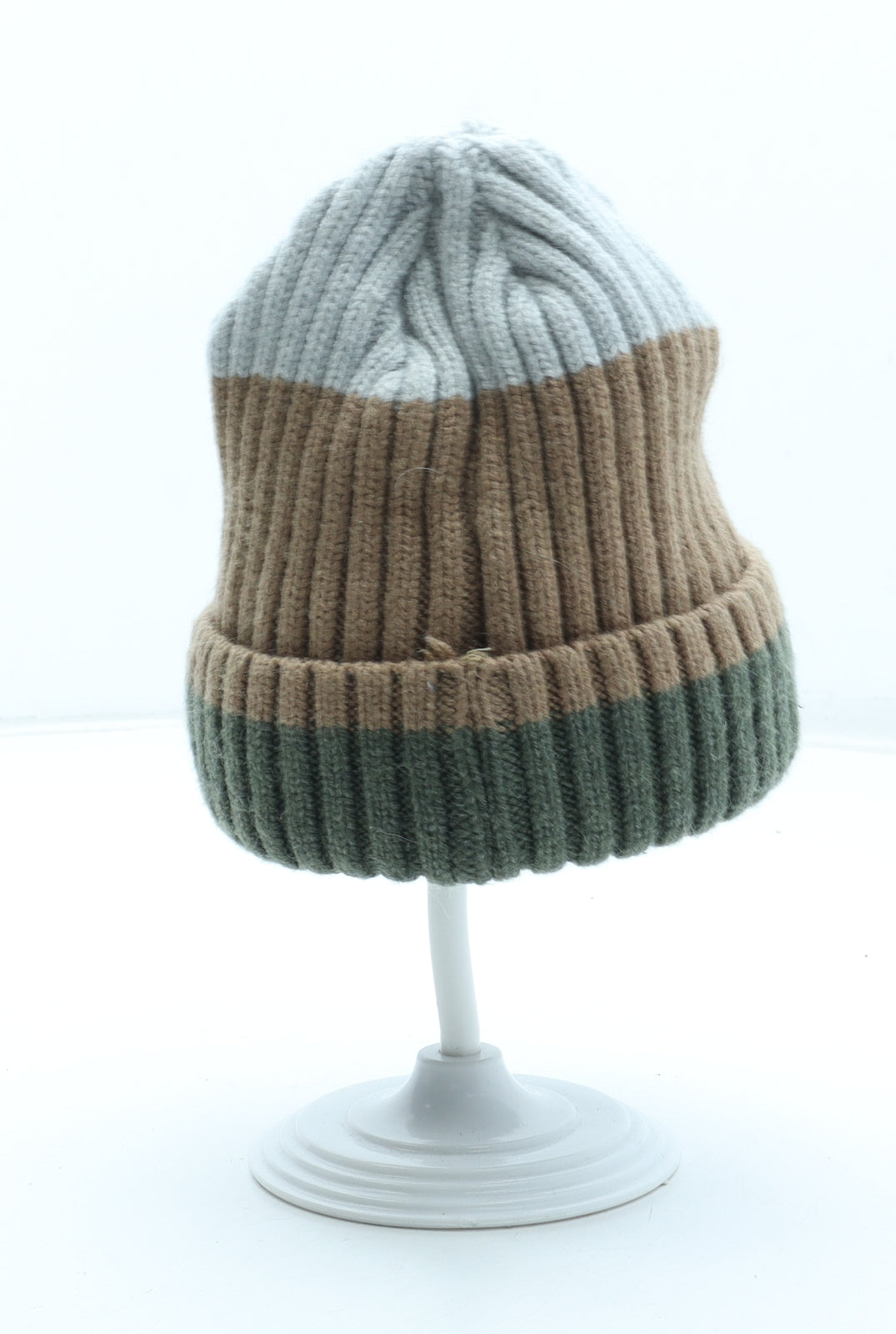 George Boys Multicoloured Colourblock Acrylic Beanie Size S - Size 4-8 years