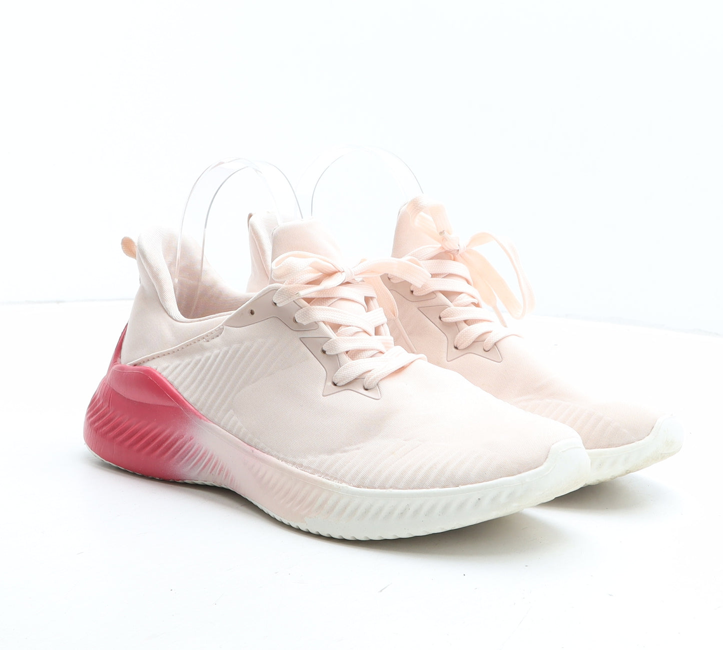 Primark Womens Pink Colourblock Synthetic Trainer UK