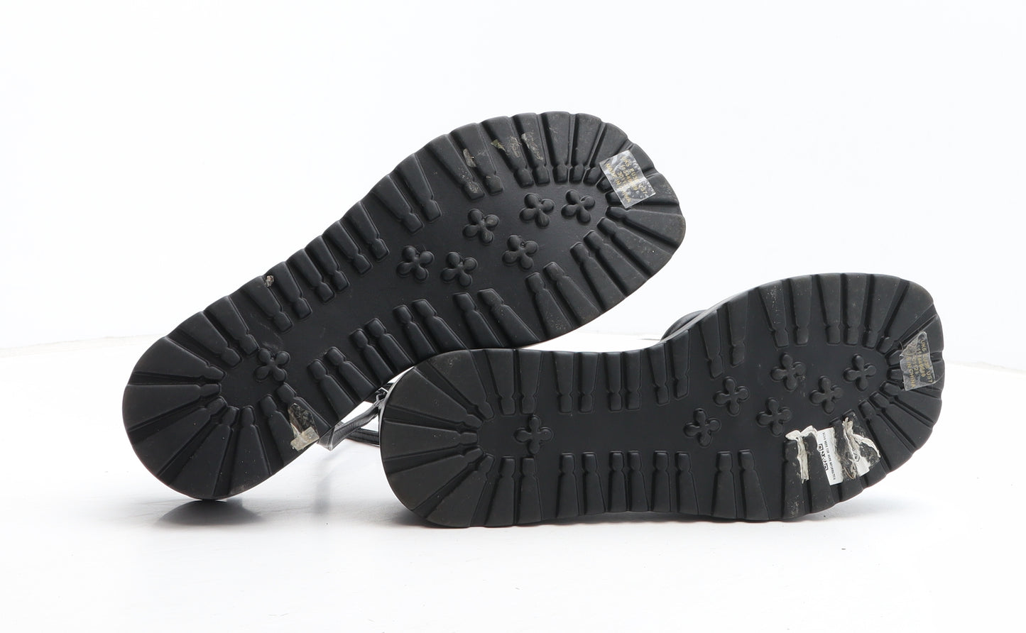 ASOS Womens Black Synthetic Strappy Sandal UK