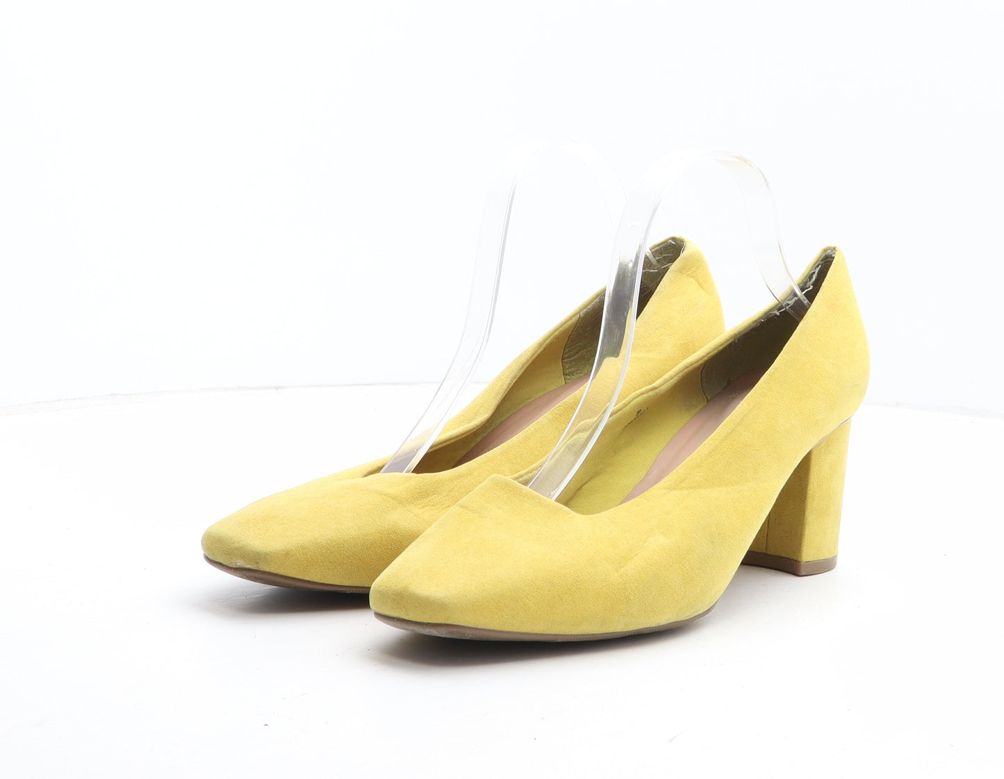 Marks and Spencer Womens Yellow Synthetic Court Heel UK