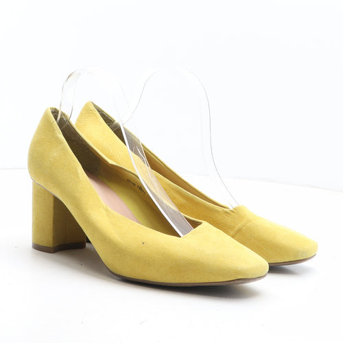 Marks and Spencer Womens Yellow Synthetic Court Heel UK