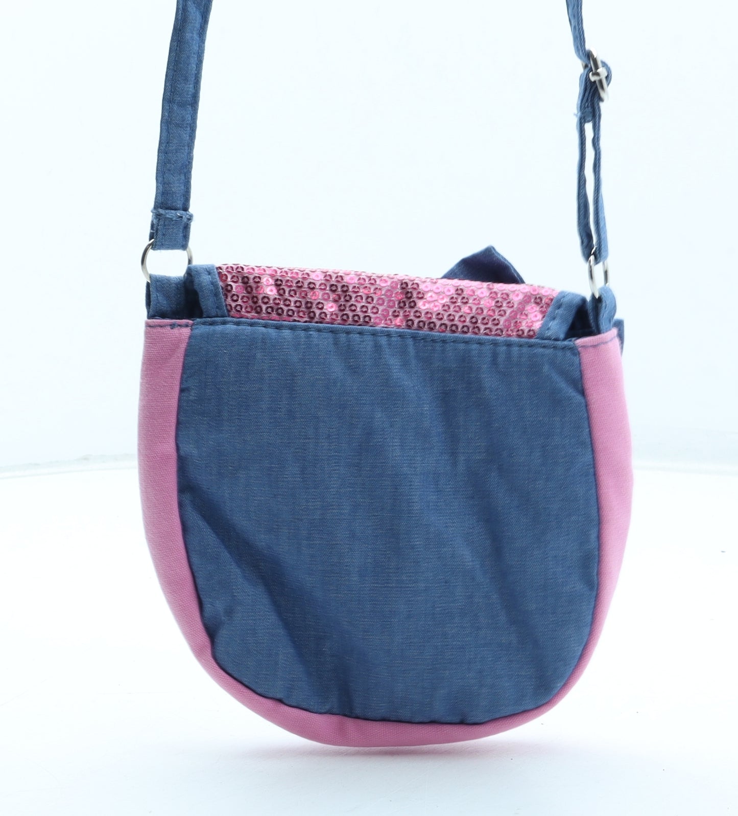 Claire's Girls Multicoloured Geometric Polyester Crossbody Size Small Push Lock - Owl Detail