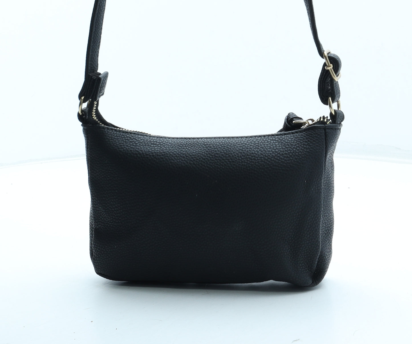 Preworn Womens Black Polyester Crossbody Size Small