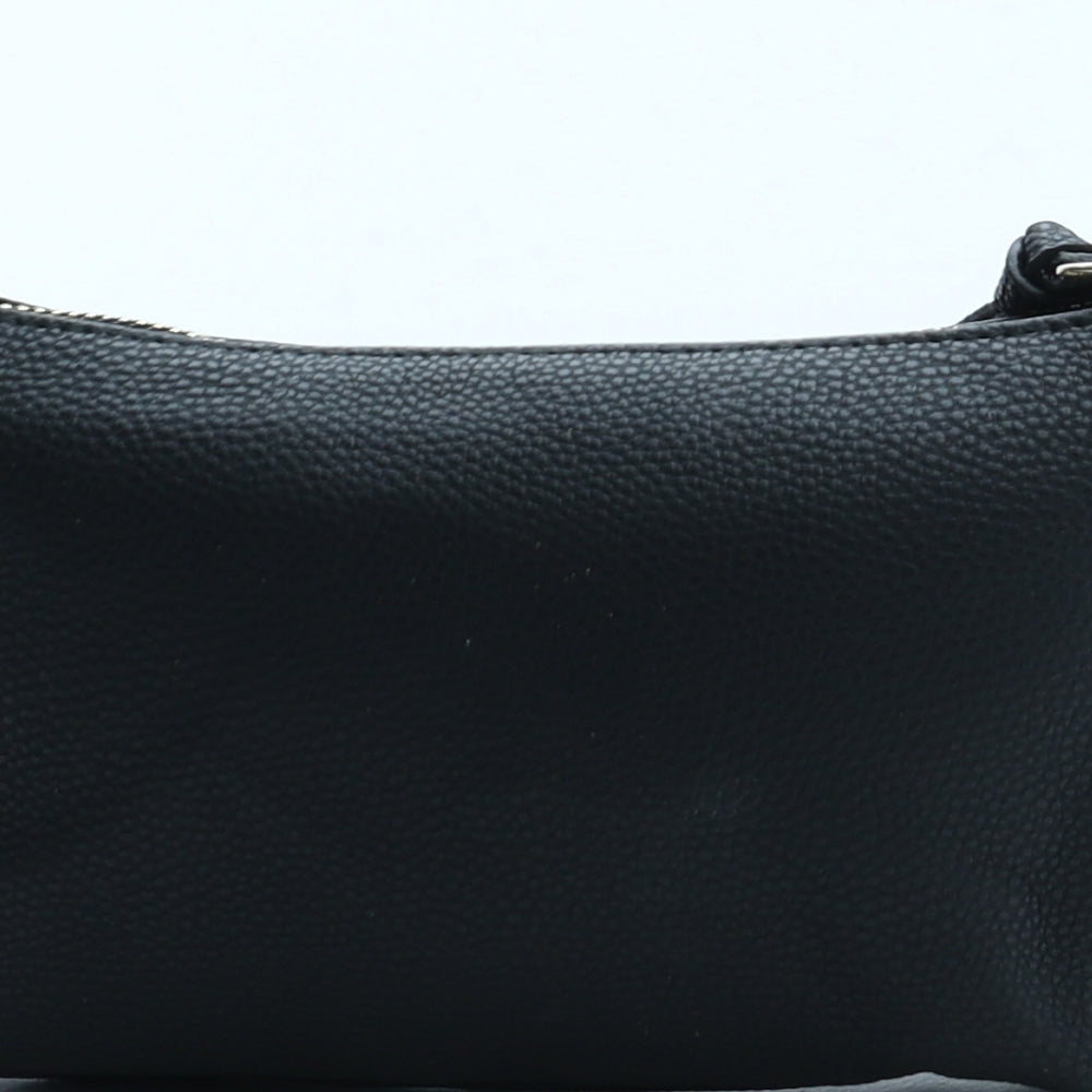 Preworn Womens Black Polyester Crossbody Size Small