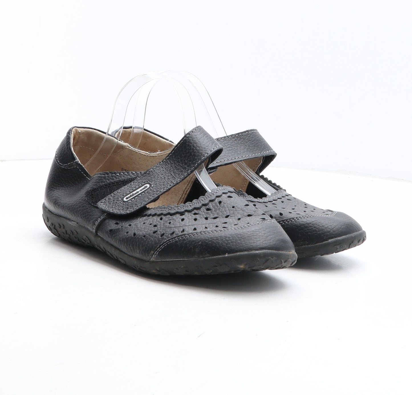 Cushion Walk Womens Black Synthetic Mary Jane Casual UK