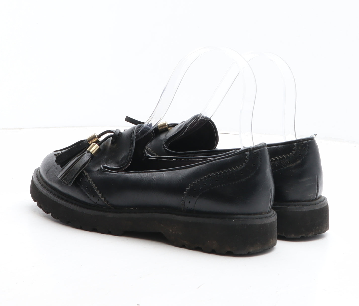 BeYou Womens Black Synthetic Loafer Casual UK
