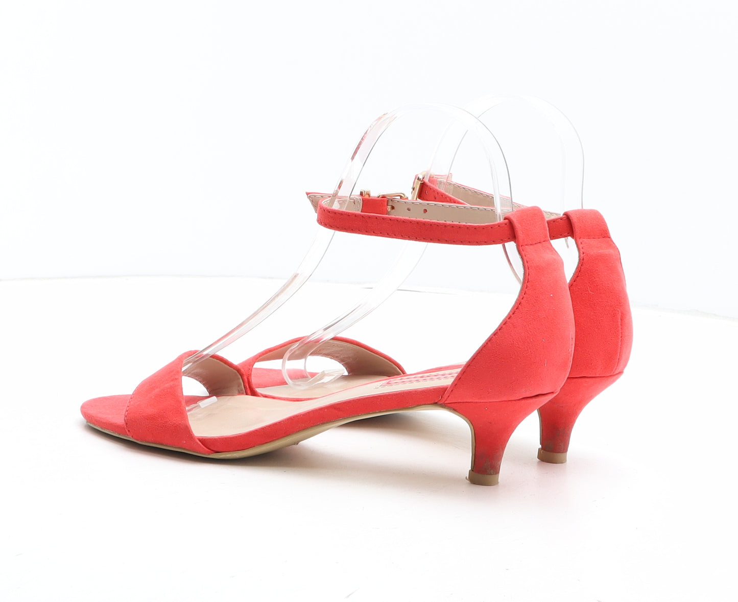 Dorothy Perkins Womens Red Synthetic Strappy Heel UK