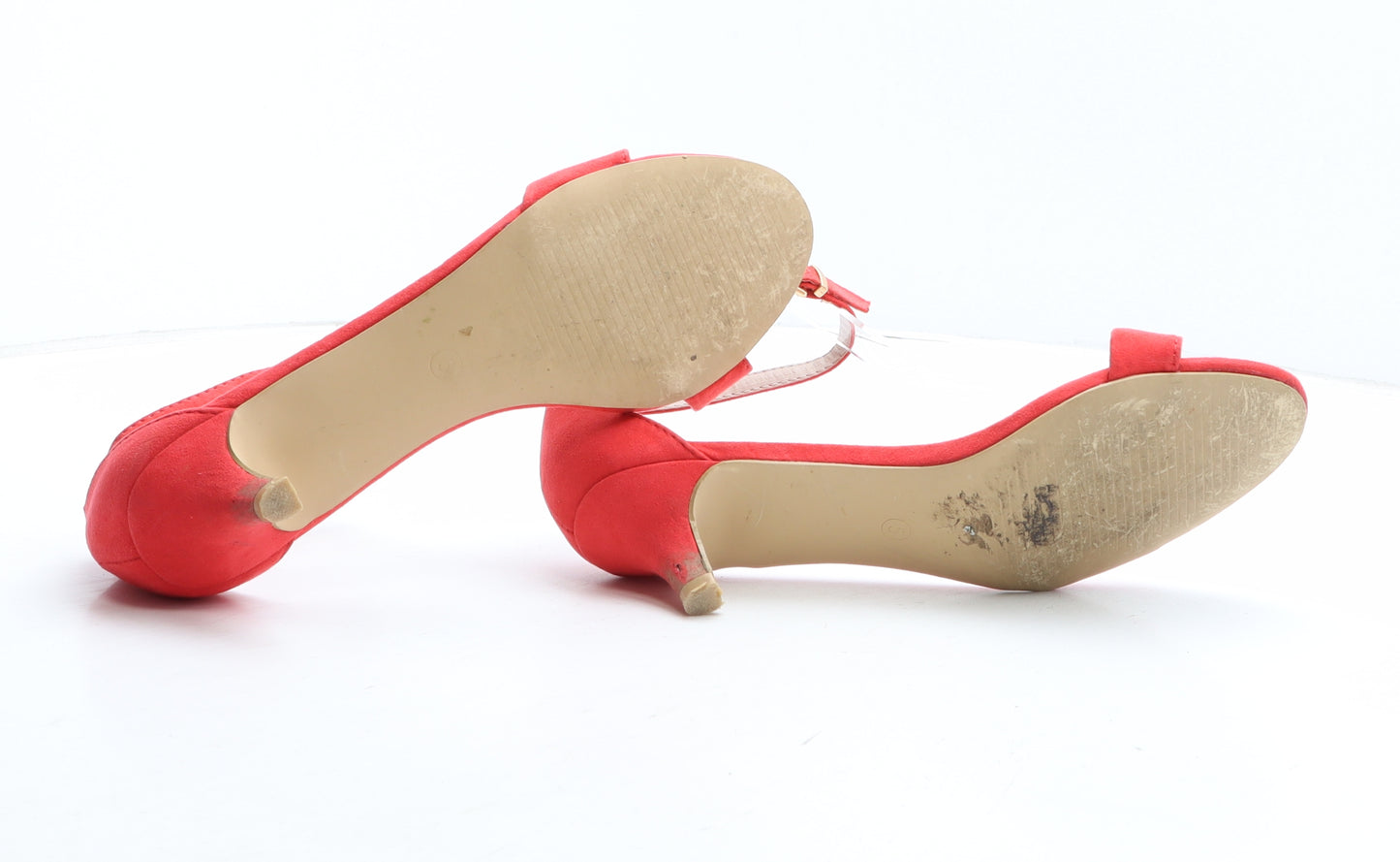 Dorothy Perkins Womens Red Synthetic Strappy Heel UK