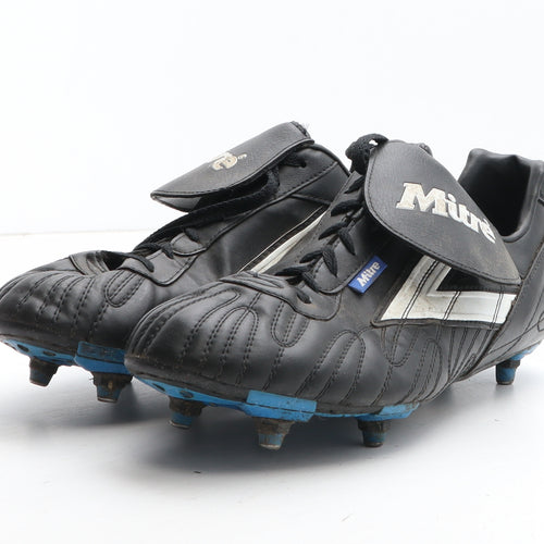 Mitre Mens Black Leather Trainer UK 12 - Football Boots