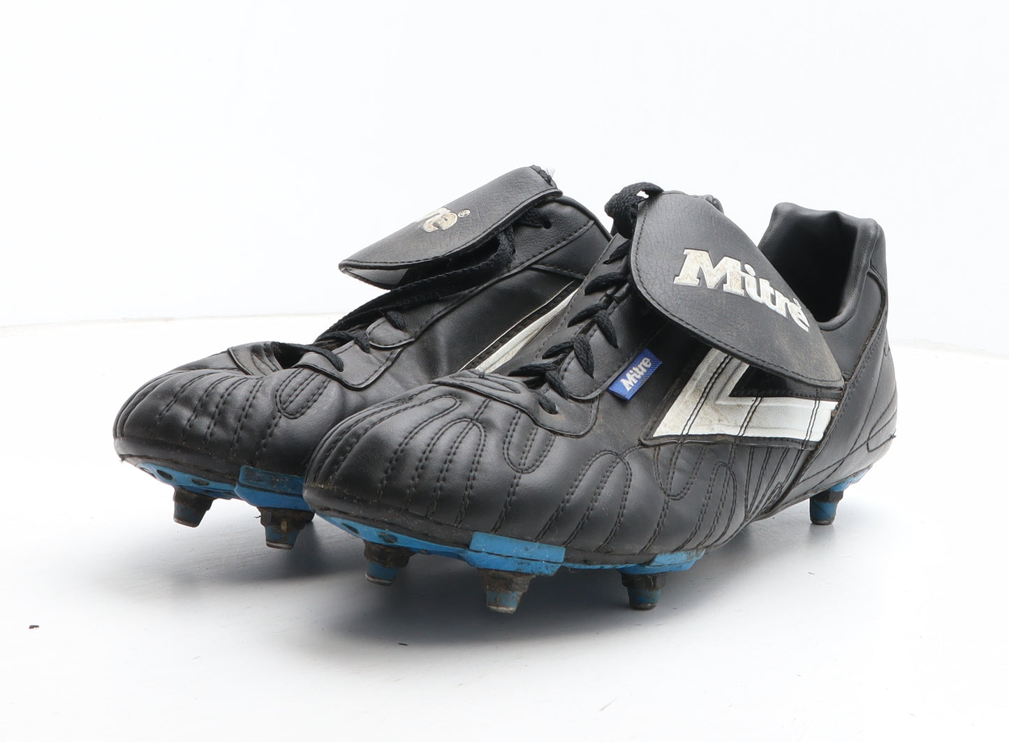 Mitre Mens Black Leather Trainer UK 12 - Football Boots