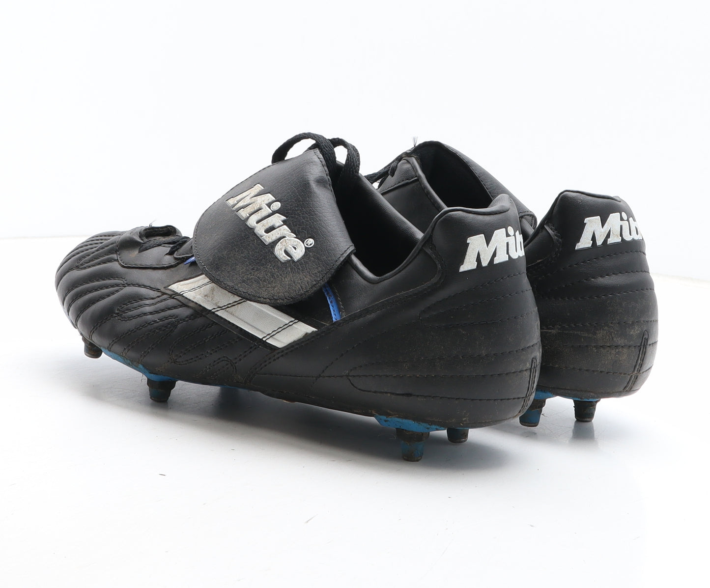 Mitre Mens Black Leather Trainer UK 12 - Football Boots