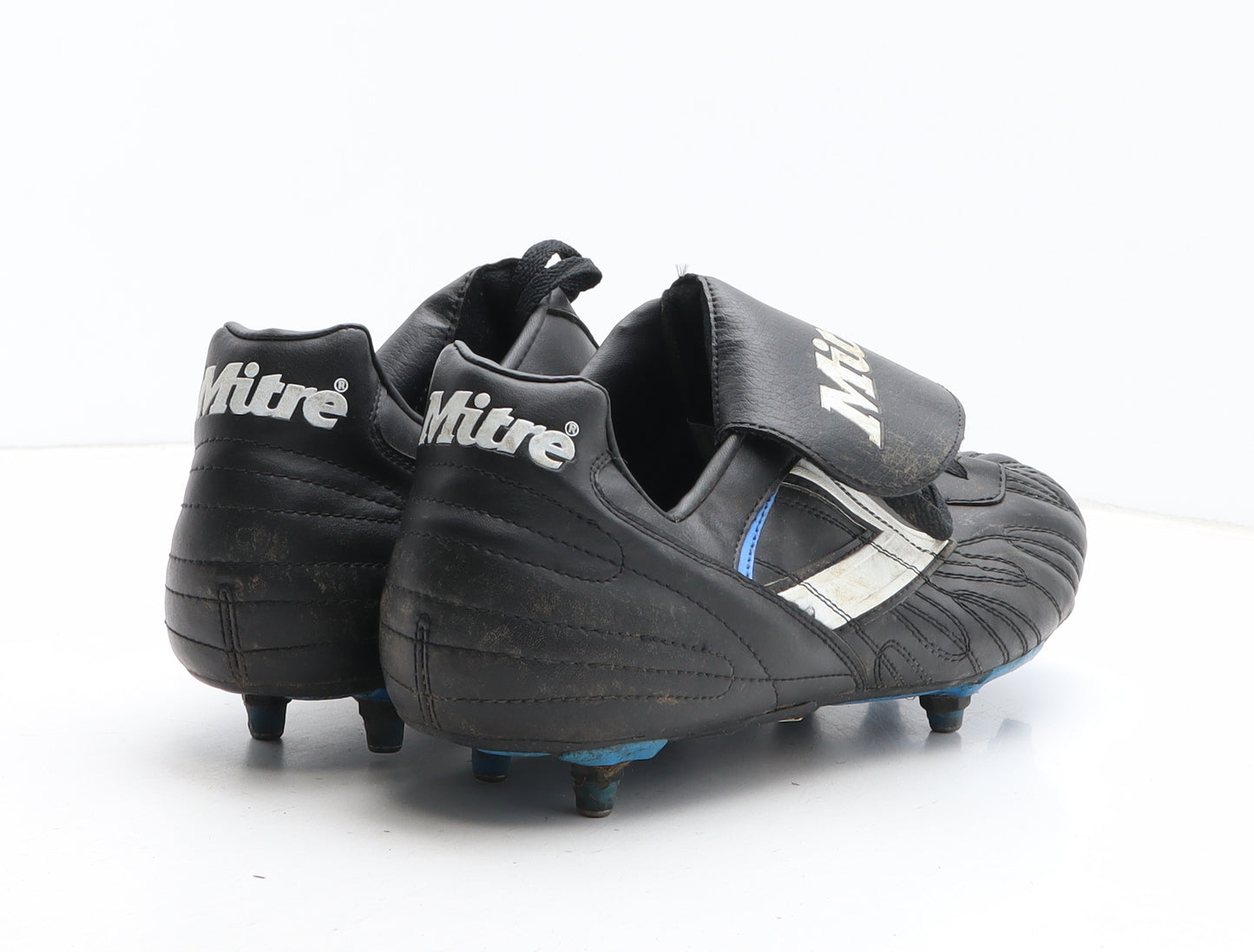 Mitre Mens Black Leather Trainer UK 12 - Football Boots