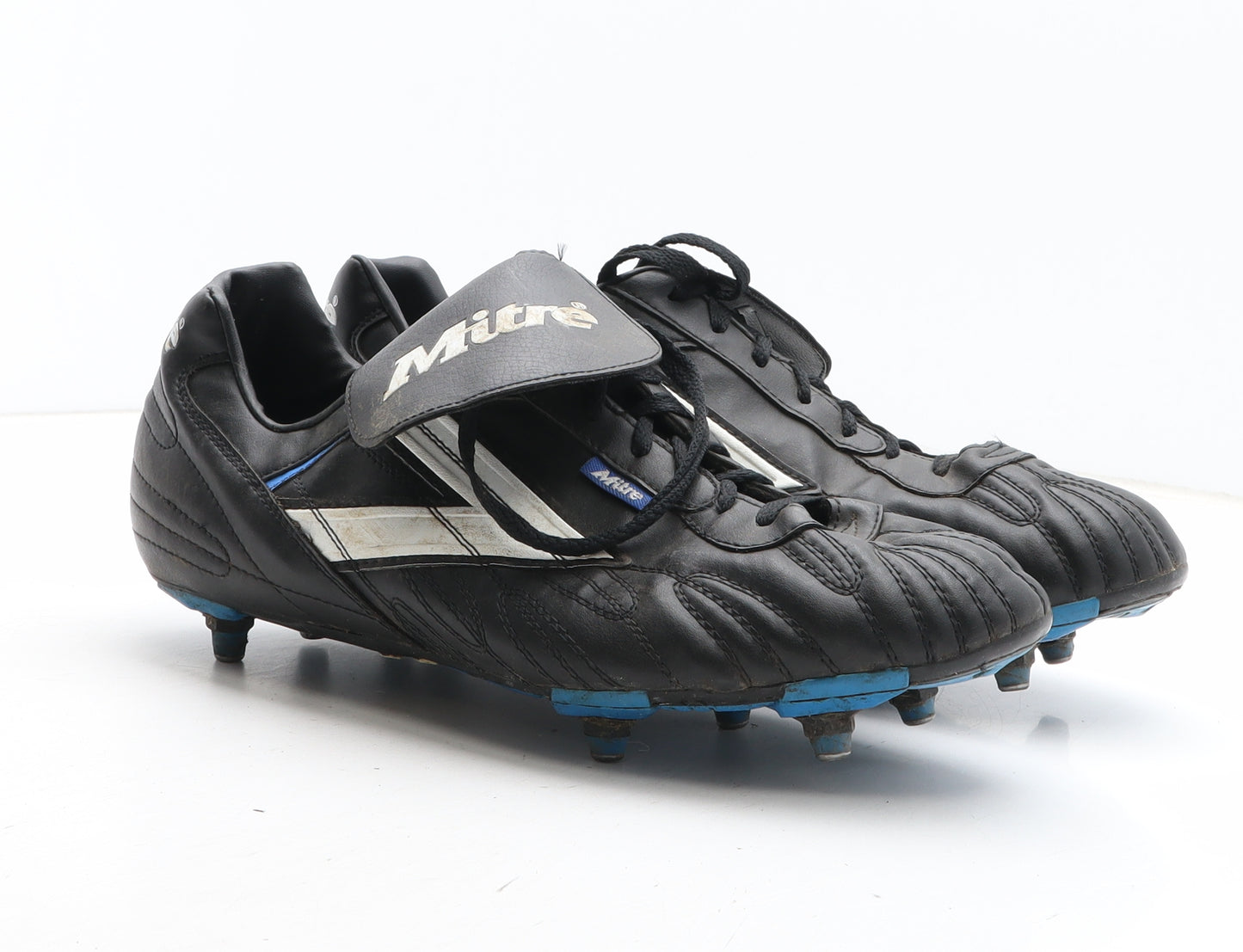Mitre Mens Black Leather Trainer UK 12 - Football Boots