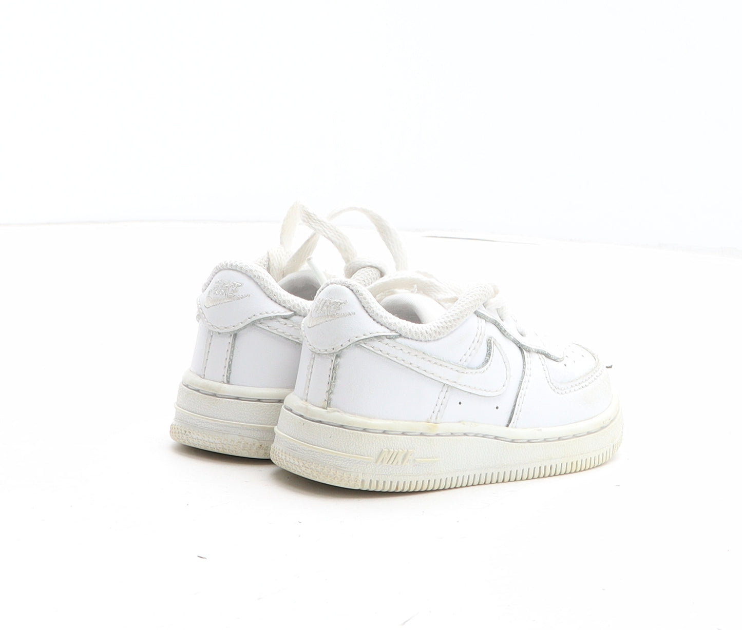 Nike Girls White Synthetic Trainer UK 4.5