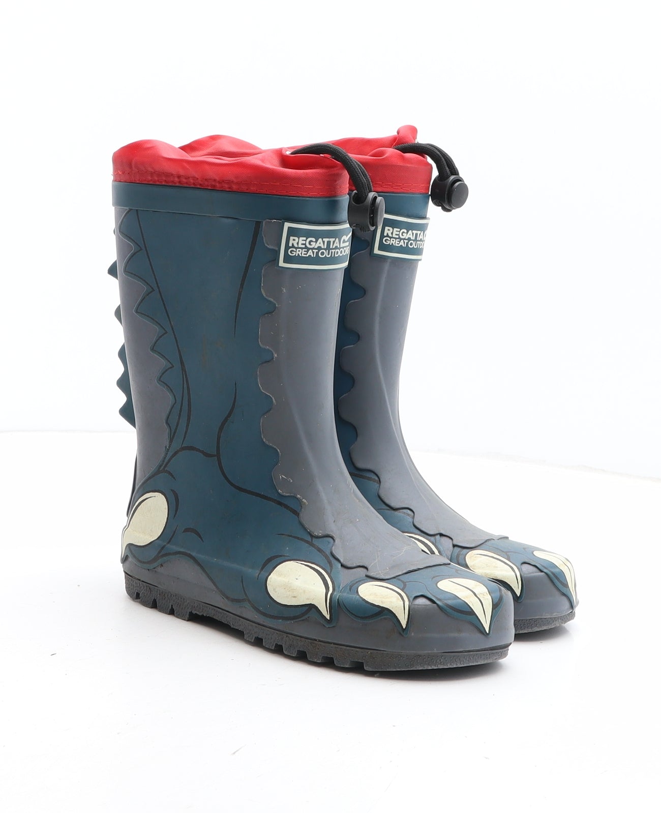 Regatta Boys Black Synthetic Wellies Boot UK 11